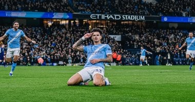 احتفال نيكو أوريلي وعمر مرموش بالهدف الأول