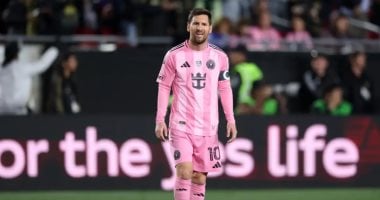 ليونيل ميسي في مباراة لوس أنجلوس لكرة القدم ضد إنتر ميامي