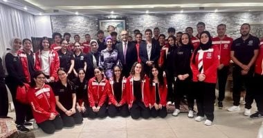 في الكورة : سفير مصر فى السنغال يستقبل بعثة السلاح على الإفطار بعد التتويج بـ42 ميدالية