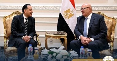 رئيس مجلس النواب المستشار هشام بدوى يستقبل رئيس مجلس الوزراء