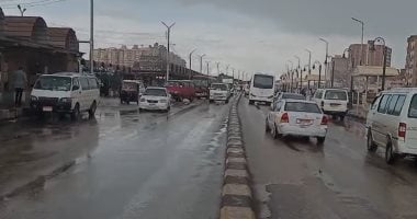 هطول أمطار وسماء ملبدة بالغيوم وهبوب رياح بكفر الشيخ.. فيديو