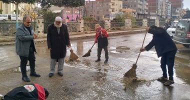 محافظ الدقهلية يتابع جهود الوحدات المحلية فى رفع تجمعات مياه الأمطار