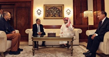 المستشار تركي آل الشيخ ووزير الدولة للإعلام ضياء رشوان 