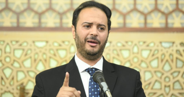 الداعية الإسلامى أحمد عصام يقدم خاطرة دعوية ودعاء فى عزاء الزميل محمود نصر