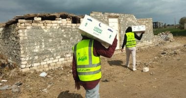 توزيع 650 كرتونة مواد غذائية على الأسر الأولى بالرعاية بكفر الشيخ