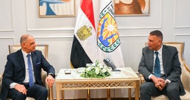 محافظ جنوب سيناء يستقبل مدير الأمن لتقديم التهنئة بمنصبه الجديد