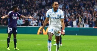 في الكورة : أوباميانج يقود مارسيليا لفوز مثير ضد ليون فى الدورى الفرنسى