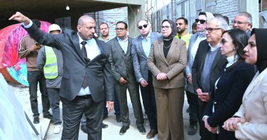 محافظ البحيرة ورئيس هيئة التأمين الصحى يتفقدان مشروع مستشفى مبرة كفر الدوار