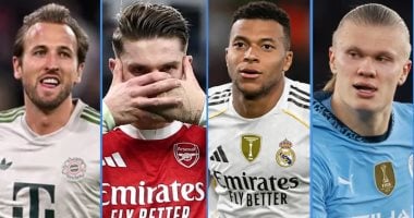 هاري كين ومبابي وهالاند وفيكتور جيوكيريس