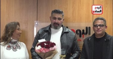 النجم ياسر جلال والكاتب الصحفى عبدالفتاح عبد المنعم رئيس تحرير اليوم السابع والناقدة حنان شومان