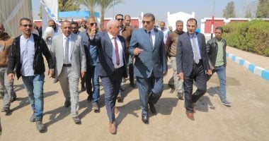 محافظ قنا يفتتح أعمال إحلال وتجديد محطة مياه الوقف بتكلفة 60 مليون جنيه