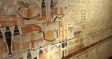 مقتنيات المتحف المصرى.. غرفة دفن دشرى