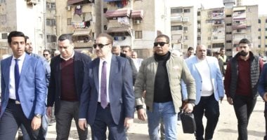 أعمال تطوير ورفع كفاءة 168 عمارة بحى الزهور فى بورسعيد.. صور