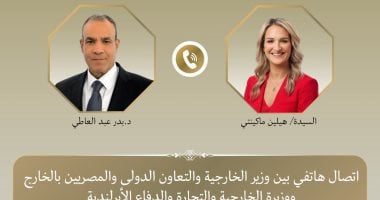 وزير الخارجية ونظيرته الأيرلندية يبحثان سبل احتواء التصعيد بالمنطقة