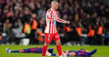 في الكورة : أتلتيكو مدريد يتأهل إلى نهائى كأس ملك إسبانيا للمرة الـ20 فى تاريخه