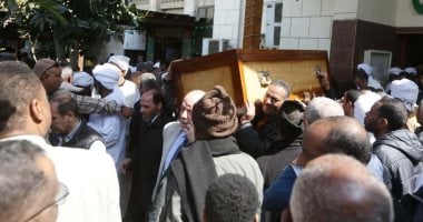 تشييع جنازة الدكتور أحمد درويش من مسجد مصطفى محمود