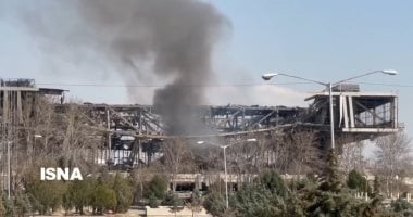 تدمير أكبر صالة رياضية في إيران