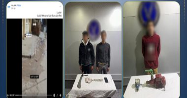 فيديو استغاثة المنتزه يقود الأمن لضبط لص المواتير وديلر المخدرات