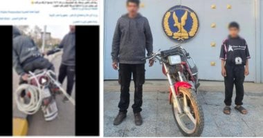 لبيعه والتربح منه.. سقوط المتهمين بتعذيب وسحل "كلب" خلف دراجة نارية