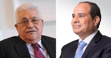 خلال اتصال هاتفى تلقاه من الرئيس الفلسطينى.. الرئيس السيسى يؤكد ضرورة وقف التصعيد وأولوية الحل السلمى لكافة أزمات المنطقة.. الزعيمان يشددان على رفضهما التام للاعتداءات الإيرانية على الدول العربية