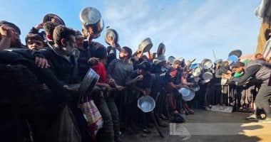 تكية توزيع الطعام فى خان يونس