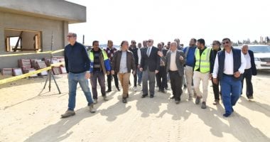 محافظ الفيوم يتفقد مشروع إعادة تأهيل محطة معالجة الصرف الصناعي بكوم أوشيم