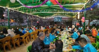 بمشاركة 1000 شخص.. أكبر مائدة إفطار لذوي القدرات الخاصة في طنطا ..فيديو
