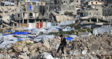 خيام النازحين فى النصيرات 