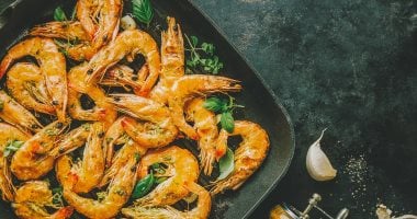 منيو فطار 19 رمضان.. طريقة عمل الجمبرى المشوى 