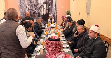 إفطار الوحدة الوطنية داخل دير سانت كاترين يجسد روح التعايش في أرض التجلى.. صور