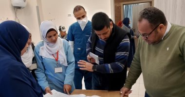 صحة سوهاج تتفقد مستشفى البلينا المركزى لمتابعة سير العمل