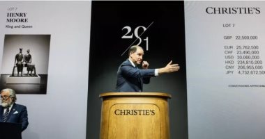 مزادات كريستيز فى لندن تحقق 265 مليون دولار.. منحوتة هنرى مور تتصدر