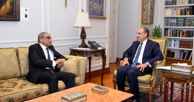 وزير الخارجية يستقبل أمين عام مجلس الوحدة الاقتصادية العربية