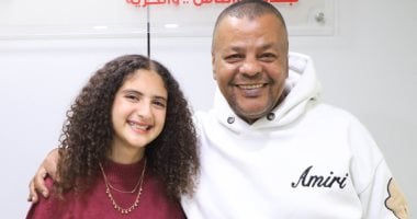   جالا عادل والصحفى عادل عبد الله 