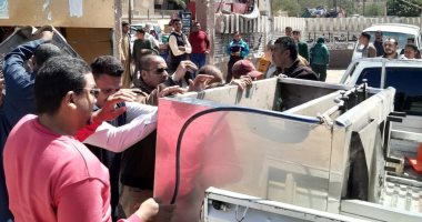 تحرير 253 مخالفة فى حملة لشرطة المرافق بحى شرق سوهاج