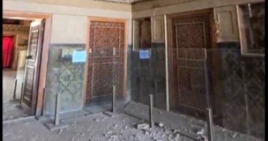 تضرر قصر إيرانى يعود للقرن الـ17 فى غارة أمريكية إسرائيلية (فيديو‎)