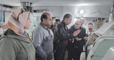 رئيس مدينة منوف يتفقد مطحن فى فيشا الكبرى 