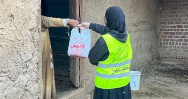 توزيع لحوم على 500 أسرة بقرى سوهاج فى رمضان