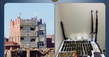 معركة السطوح.. مقتل "سفاح أسوان" وضبط ترسانة سلاح ومخدرات