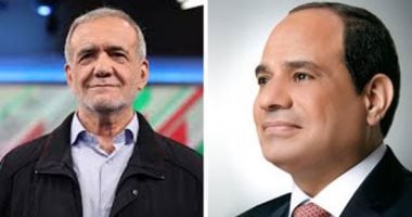 الرئيس السيسى يتلقى اتصالا من الرئيس الإيرانى مسعود بزشكيان