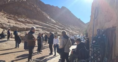 342 سائحا وزائرا بمدينة سانت كاترين لزيارة مقدساتها الدينية