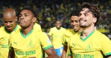 احتفال لاعبي صن داونز 