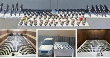 الداخلية تحطم إمبراطورية الكيف.. ضبط أسلحة ومخدرات بـ 104 ملايين جنيه