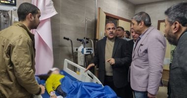 جولة محافظ الشرقية لمتابعة مصابي الحادث 