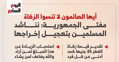 الإفتاء: يجوز إخراج زكاة الفطر نقودا والحد الأدنى هذا العام 35 جنيها عن الفرد