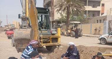 تدخل عاجل لإصلاح كسر خط مياه بمدينة نصر النوبة