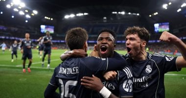 مان سيتي ضد الريال.. تعادل 1-1 في شوط مثير والملكي يقترب من التأهل "فيديو"