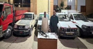 سلاح وآلاف اللترات.. الأمن يحبط بيع 7 طن وقود لـ"عصابات الذهب" بكوم أمبو