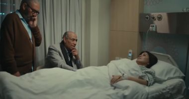 مسلسل اللون الأزرق الحلقة 14.. حزن وقلق يسيطر على والد آمنة فى المستشفى