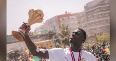 نجوم السنغال يحتفلون باللقب 